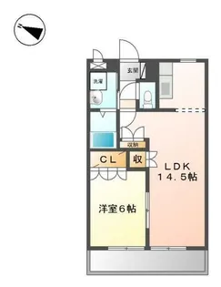 ファームヴィレッジ・やしろI【1階】の間取り