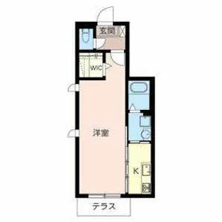 メゾン優【0103号室】の間取り