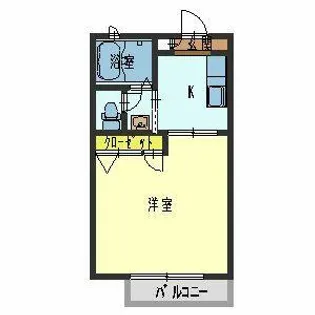 リフレ【0101号室】の間取り