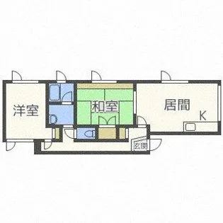 アイリスS【101号室】の間取り