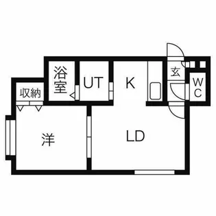 プリシャール【107号室】の間取り