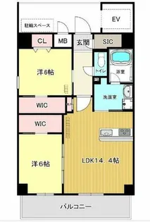 ブレス香椎駅前【5階】の間取り
