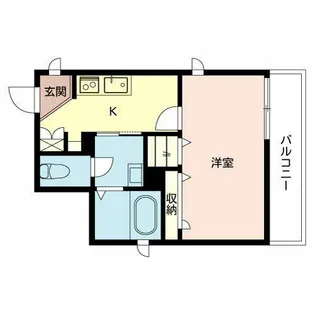 シャーメゾン竹屋町【2階】の間取り