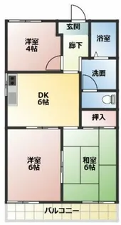 アネックス奥村【101号室】の間取り