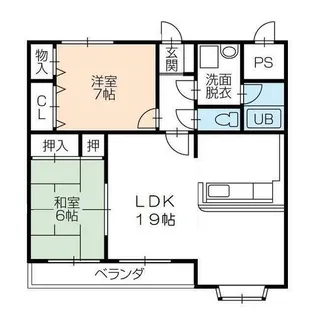 EAST-8【2階】の間取り