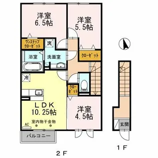 グランコート【2階】の間取り