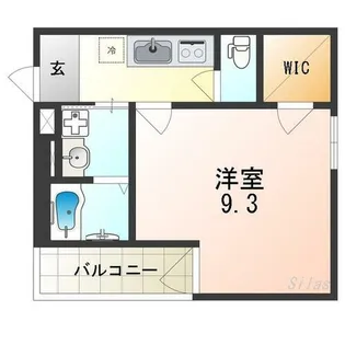大阪府大阪市城東区諏訪3丁目【アパート】の間取り
