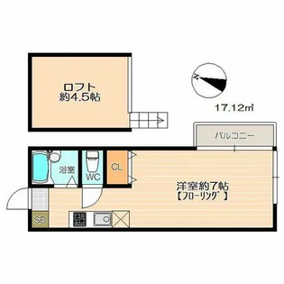エレガンテ大濠西Ⅲ【2階】の間取り