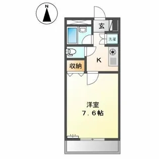 サン・レイン【2階】の間取り