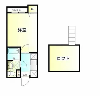 中長コーポ井尻【1階】の間取り