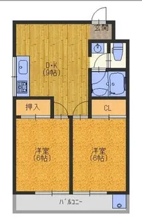 サンロイヤル大庭町【2階】の間取り