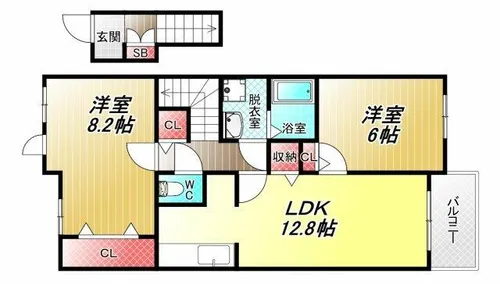 ファミール アイ【2階】の間取り