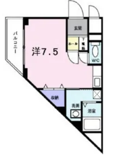兵庫県西宮市甲東園2丁目【マンション】の間取り
