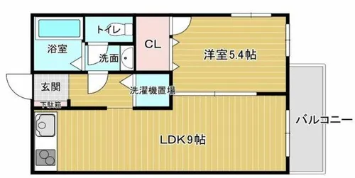 フレグランス玉井【2階】の間取り
