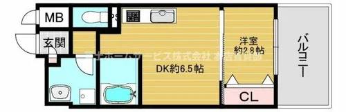 テラ堺市駅【902号室】の間取り