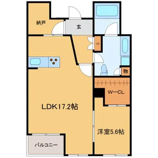 ポコアポコ三宮【8階】の間取り