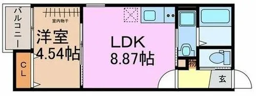 ルボア神沢【3階】の間取り