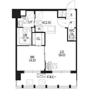 リシェス桑園【403号室】の間取り