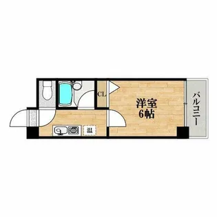 シティライフエステート難波南【10階】の間取り