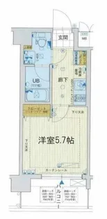 レオンコンフォート新梅田Ⅱ【6階】の間取り