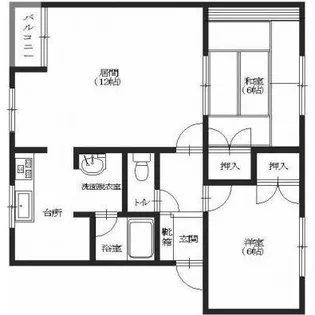 めぞん・ど・べる【101号室】の間取り