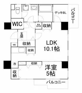 アースブルージュ【6階】の間取り