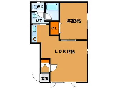 カーサ・トッポリーノ【202号室】の間取り