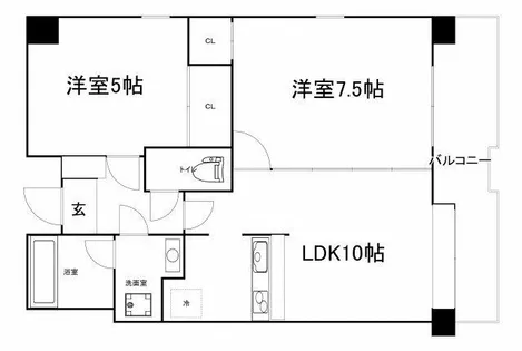 アスペック天満橋【4階】の間取り