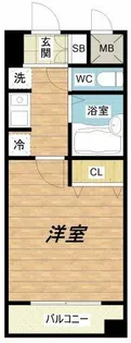 HOPE CITY天神橋【10階】の間取り
