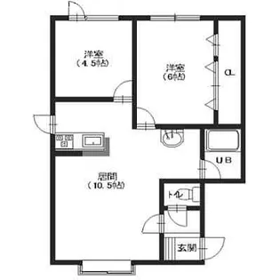 サンライフ港Ⅴ【202号室】の間取り