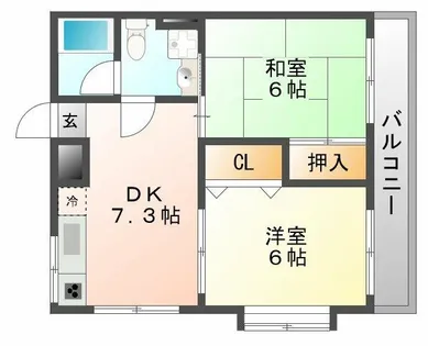ハイムプレセア【3階】の間取り