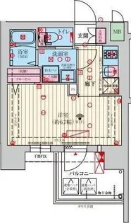 ファーストフィオーレ大正リエート【4階】の間取り