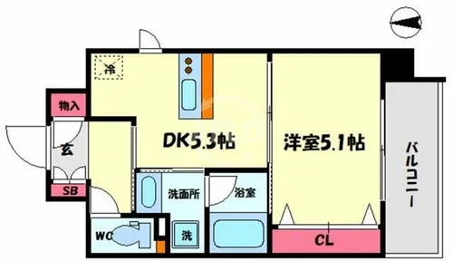 Da Vinchi【3階】の間取り