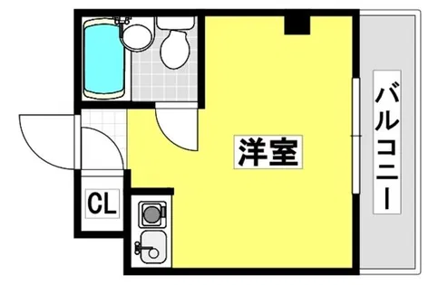 ハイツトレイン【403号室】の間取り