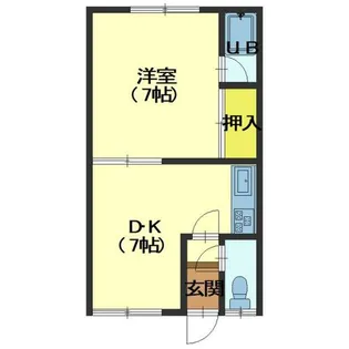 イズミハイツ【3号室】の間取り