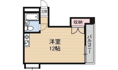 ライフプラザ玉櫛【4階】の間取り