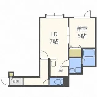 ファボリート【202号室】の間取り