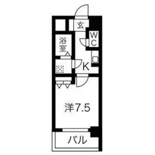 クレアートヨーロッパアベニューシティライフ【8階】の間取り