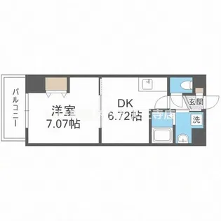 レジデンス朝潮橋【4階】の間取り