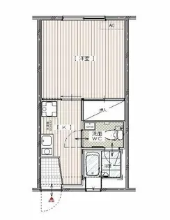 久栄コーポA【207号室】の間取り