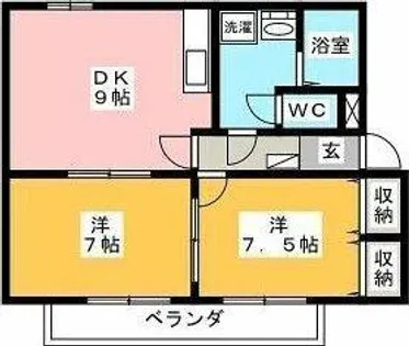アピエス5【101号室】の間取り