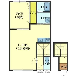 ビラミカエルNo.12【201号室】の間取り