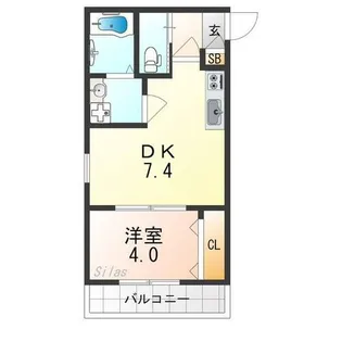 VINA KYOUDAIMAE【2階】の間取り