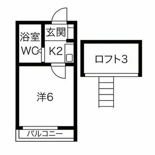 ボヌール絆II【1階】の間取り