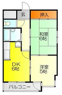 エルベ横堤【3階】の間取り