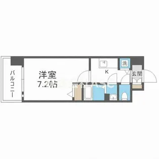 エスリード大阪城PREMIER【803803号室】の間取り