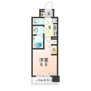 プラシード京都【8階】の間取り
