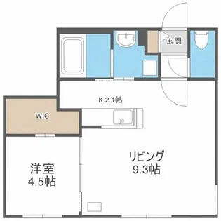 リヒトラーレ円山【406号室】の間取り