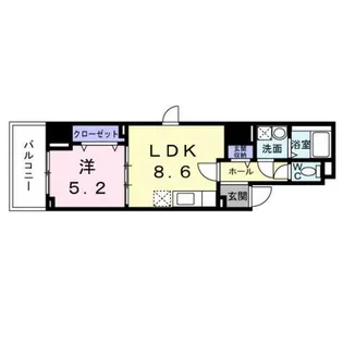 ココ クレメントⅠ【6階】の間取り