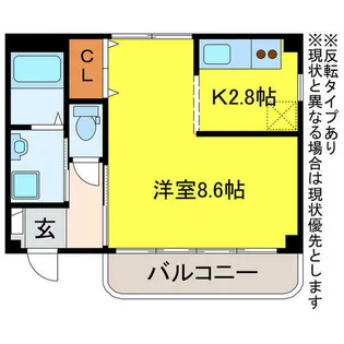 愛知県豊川市山道町1丁目【アパート】の間取り